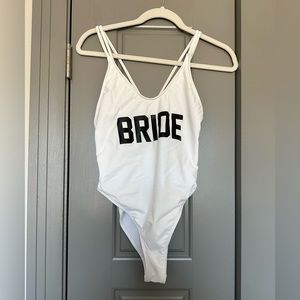 One-piece Bride Swimsuit